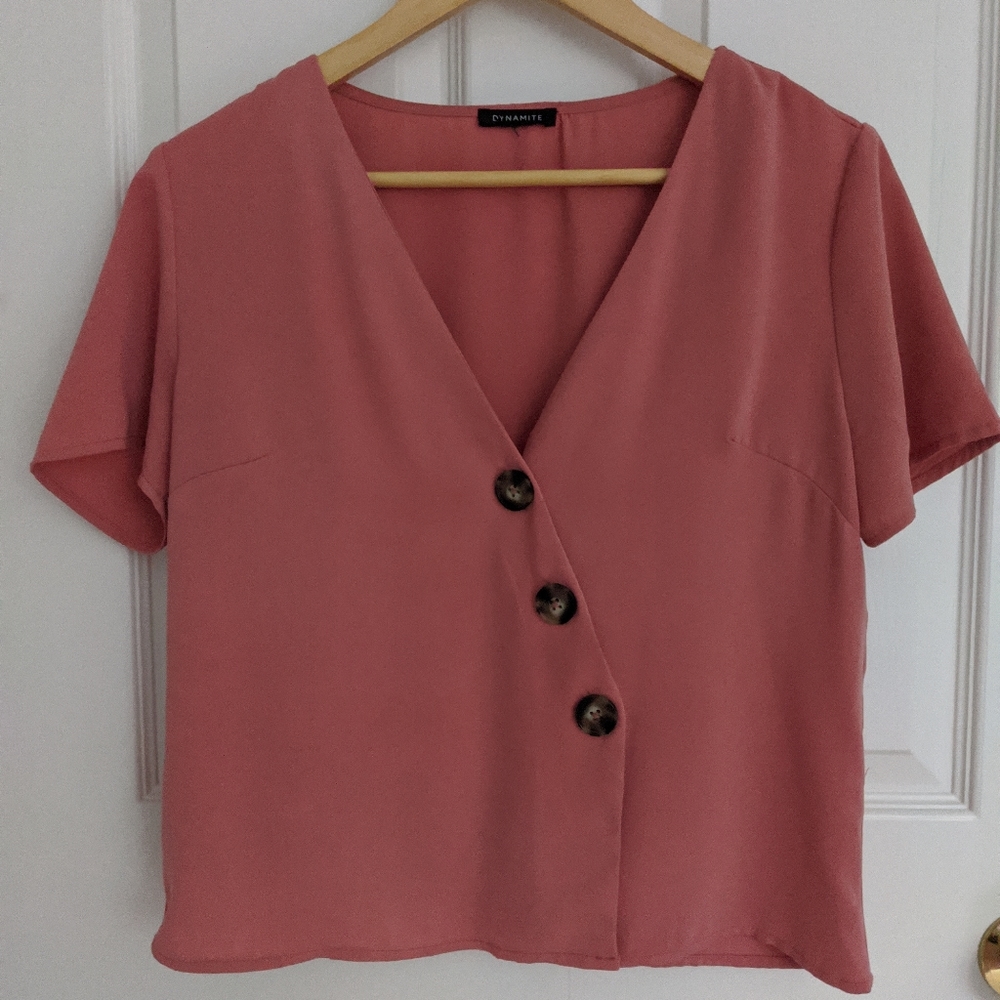Pink blouse